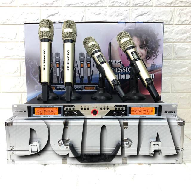 Microphone Mic Wireless Sennheiser SKM 9004 - 4 Mic Handheld