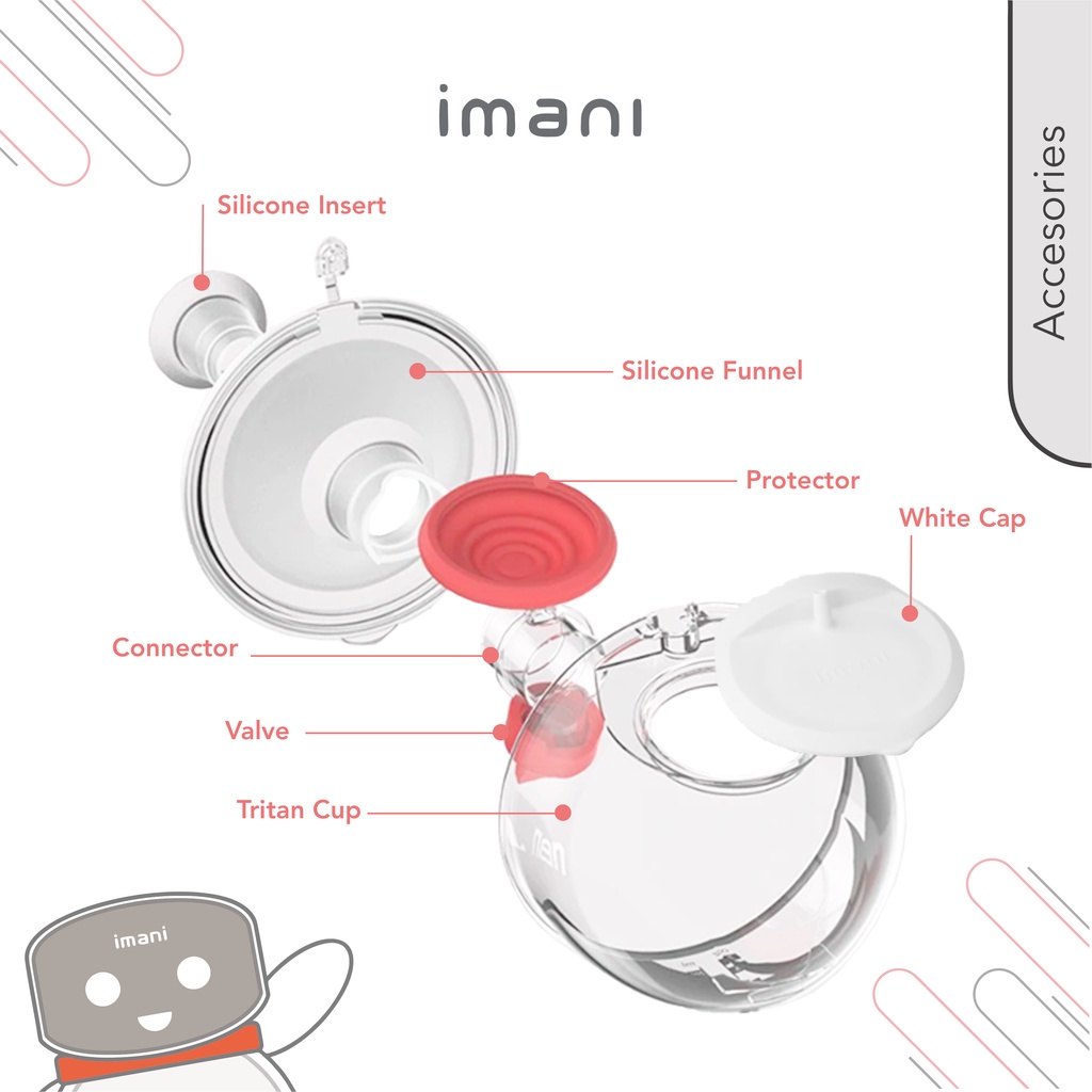 Imani I2 Premium Electric Handsfree Breastpump | Pompa Asi