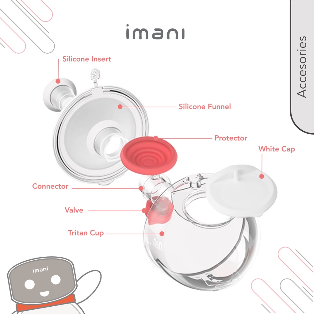 Imani I2 Premium Electric Handsfree Breastpump | Pompa Asi