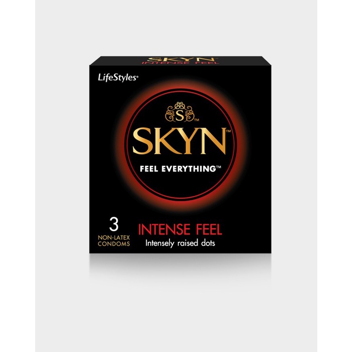 SKYN Intense Feel Kondom Gerigi 492 titik - Isi 3 pcs