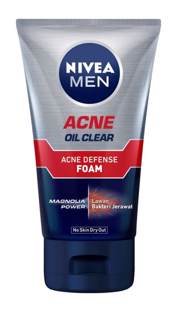 Nivea MEN Acne Oil Clear Acne Defense Foam 100ml