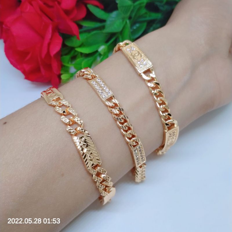 Gelang Rantai Juntai Premium Xuping Lapis Emas 24k Anti Luntur Terbaru Termurah