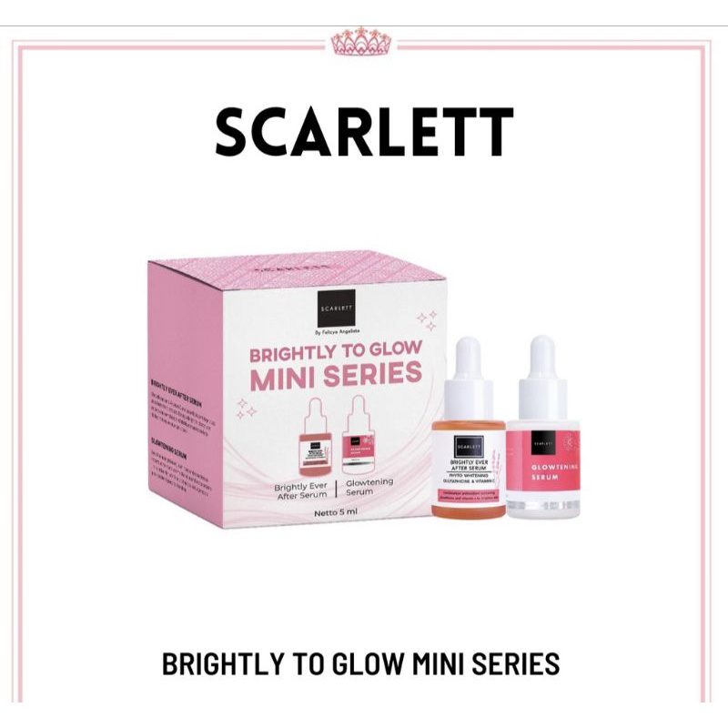 SCARLETT SERUM TO GLOW MINI SERIES || SCARLETT WHITENING