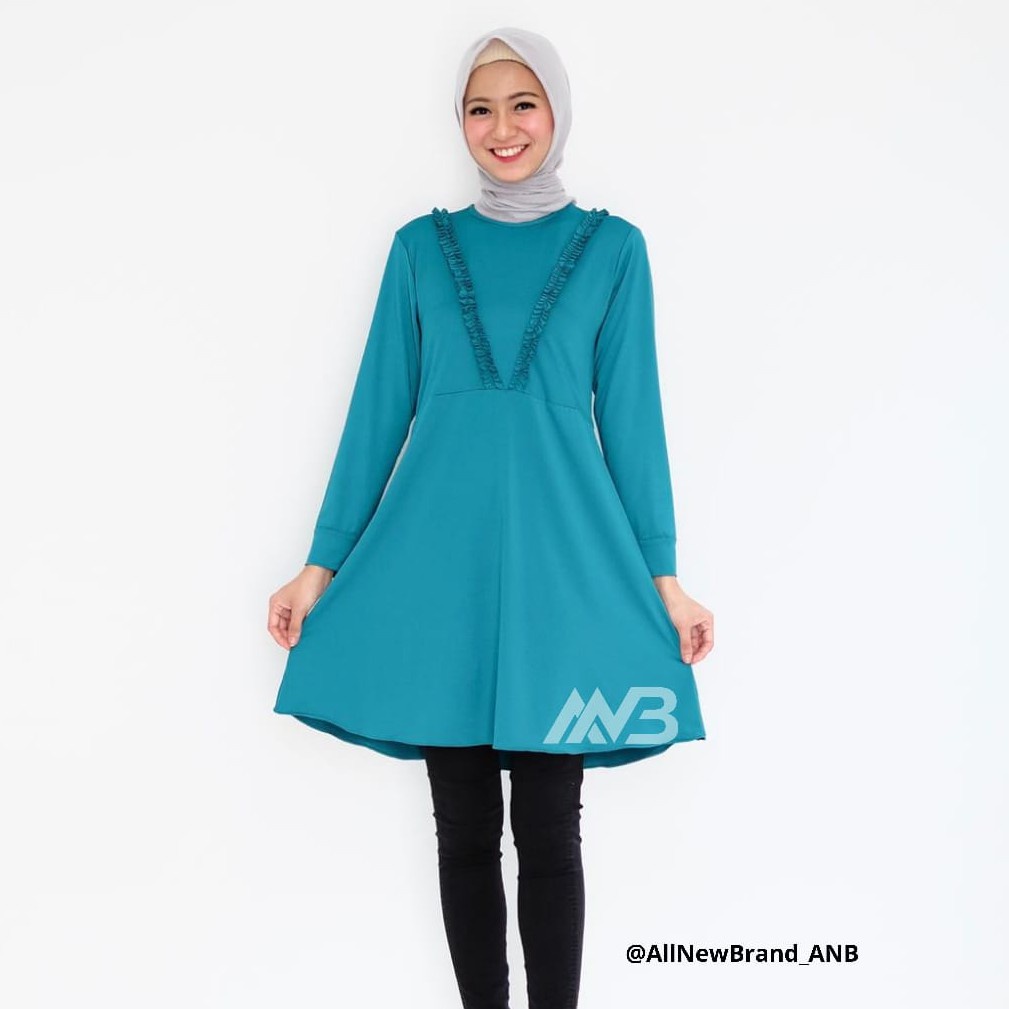 BEFAST - ZEC Tunik CHIKA / Tunik T4 / Tifanny V HARGA PROMO HARGA DISKON GILA HARGA MODAL / Tunik kekinian 2021 / Tunik Polos / Tunik Lengan Panjang / Tunik Casual / Tunik Muslimah