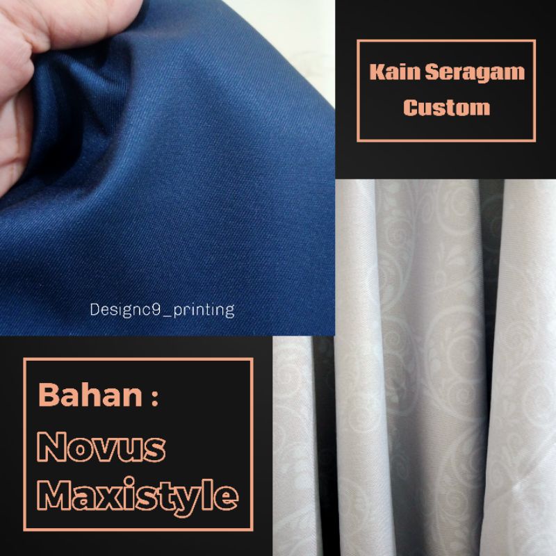Custom Kain Seragam Novus Maxistyle | Kain Toyobo