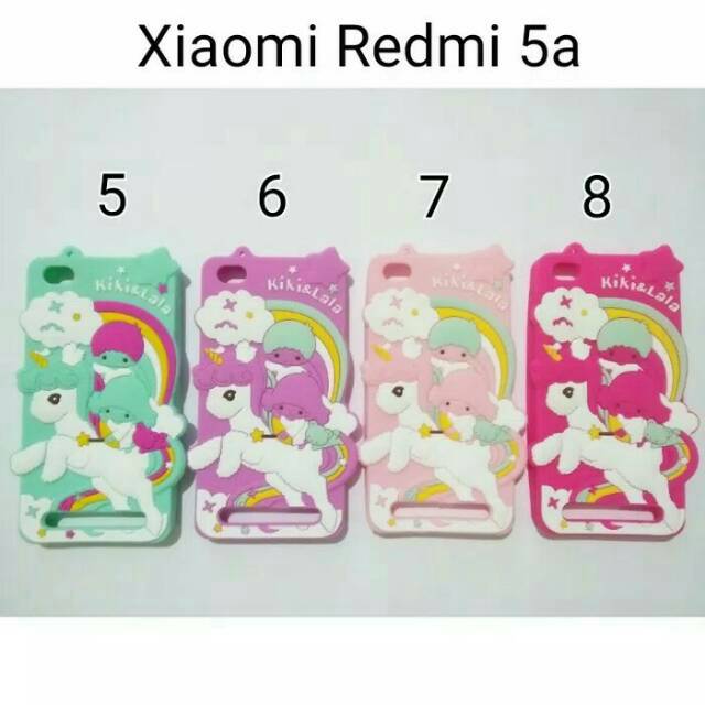 Case Silicon 3D Karakter For Redmi 5A / Rubber Case Redmi 5A