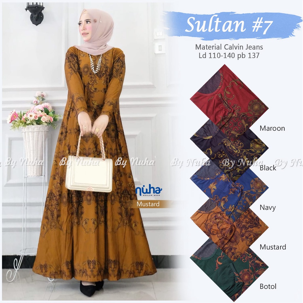 Baju Gamis Wanita Dress Muslim Perempuan Busui Menyusui Pesta Lebaran Undangan Ld 112 Salsabila