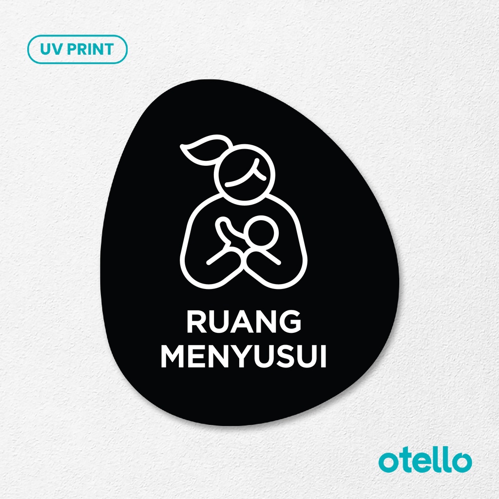 

Ruang Menyusui Signage Board Akrilik Tempel Dinding Papan Acrylic Restoran Dinding Petunjuk Toko Cafe