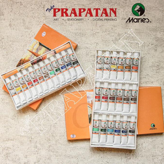 

TERBARUU!! Cat Minyak Maries / Oil Color 18 warna COD