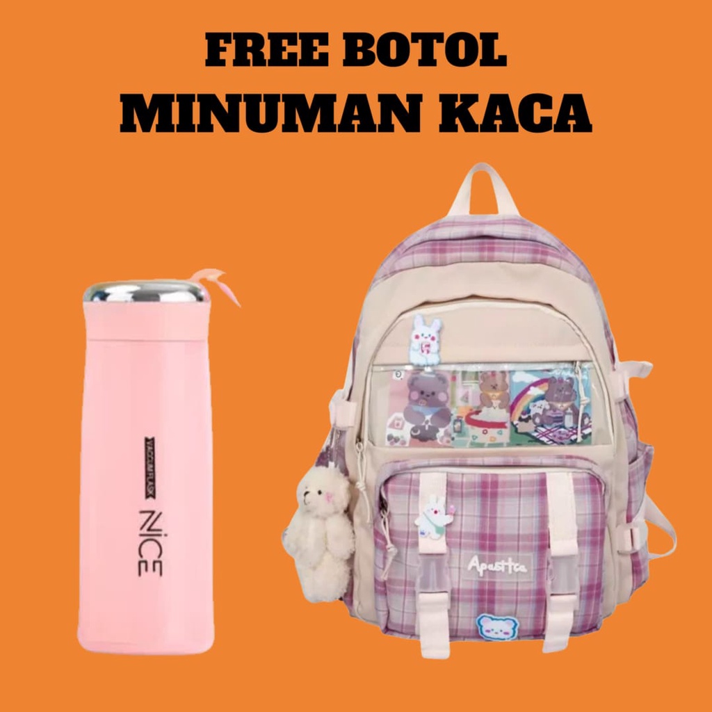 Tas Sekolah Anak Laki-Laki Anak Perempuan Backpack Sekolah Anak TK SD SMP SMA Kuliah Kapasitas Besar