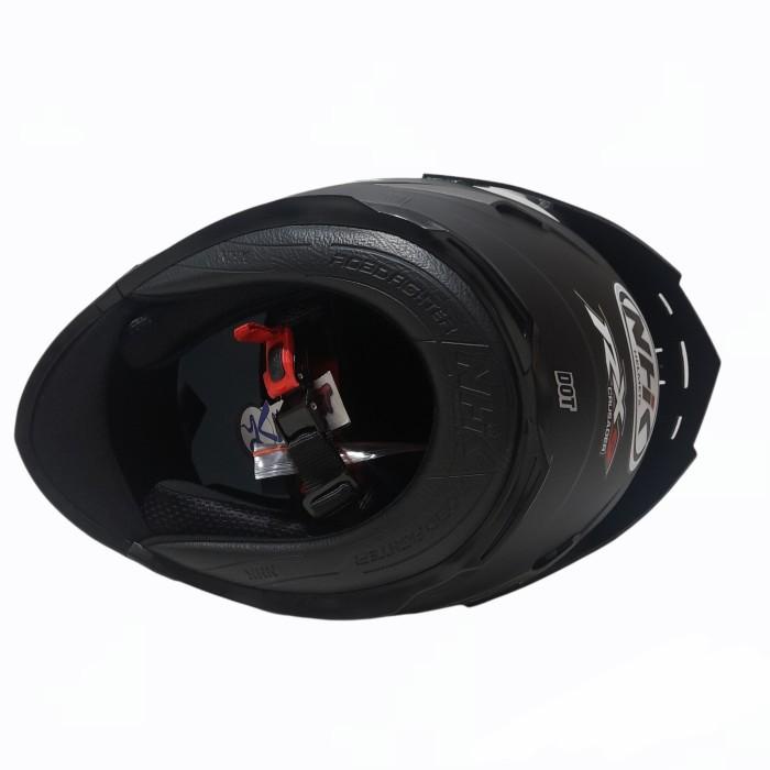 Paket Ganteng Helm Nhk Rx9 Black Doff