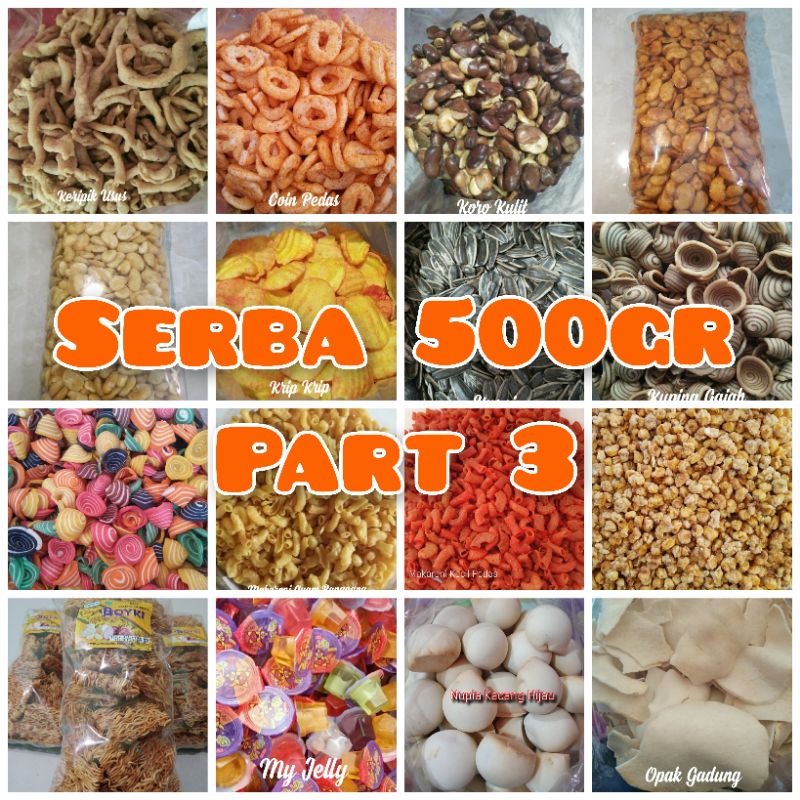 

Serba 500gr Aneka Snack Curah Murah Meriah