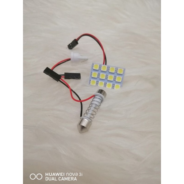 lampu plafon mobil 12Led