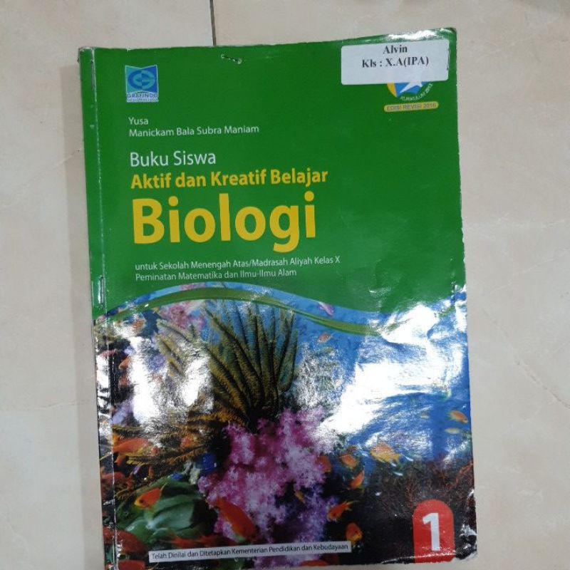 Jual Buku Biologi Kelas 10 Grafindo Media Pratama Yusa Shopee Indonesia