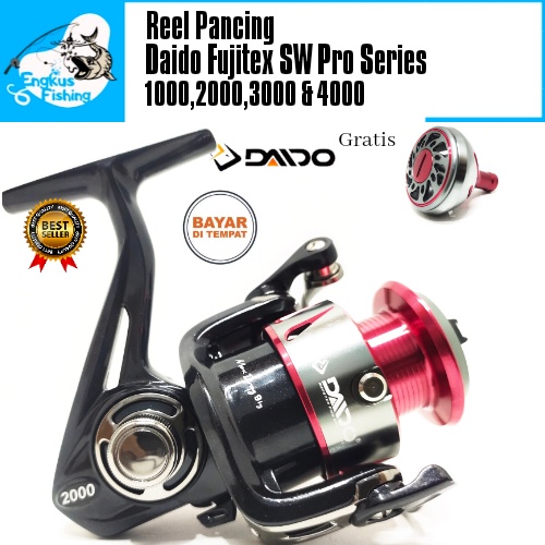 Reel Pancing Daido Fujitex SW Pro Series 1000-4000 (9+1Bearing) Salt Water Berkualitas