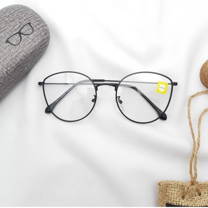 KACAMATA FRAME TITANIUM TERBARU KOREA PHOTOCROMIC UNISEX WANITA PRIA  VINTAGE STYLE