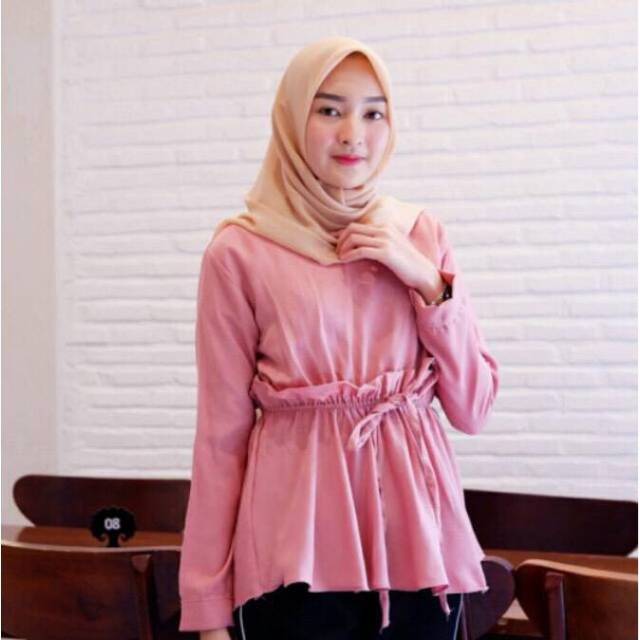 MERRA BLOUSE / BAHAN WOLFIS / FASHION WANITA / MURAH MERIAHHH