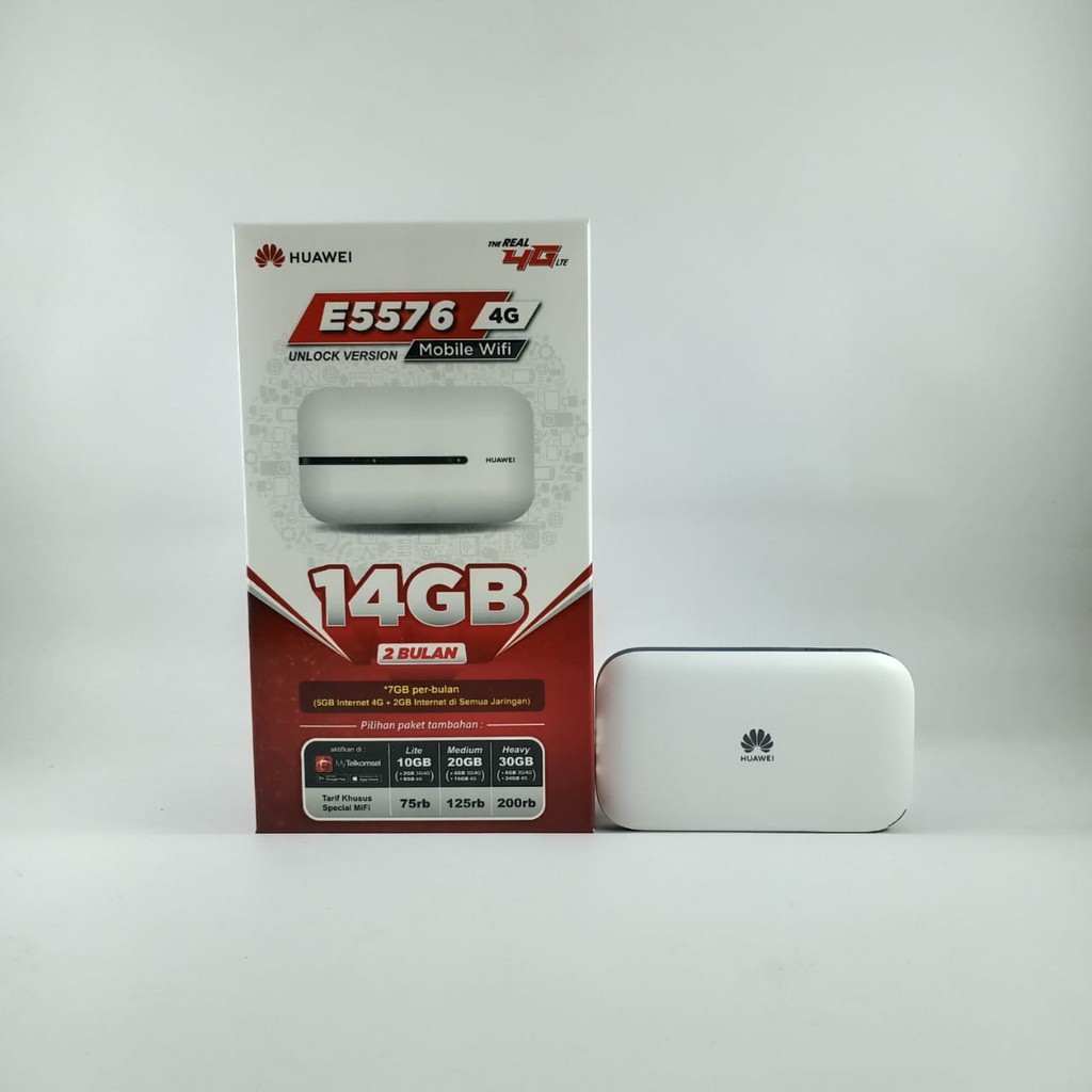 MODEM MIFI HUAWEI E-5576 TELKOMSEL 14GB