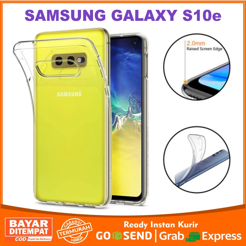 Case Samsung S10 Edgelear Case Tebal 2MM Transparant TPU Premium Softcase