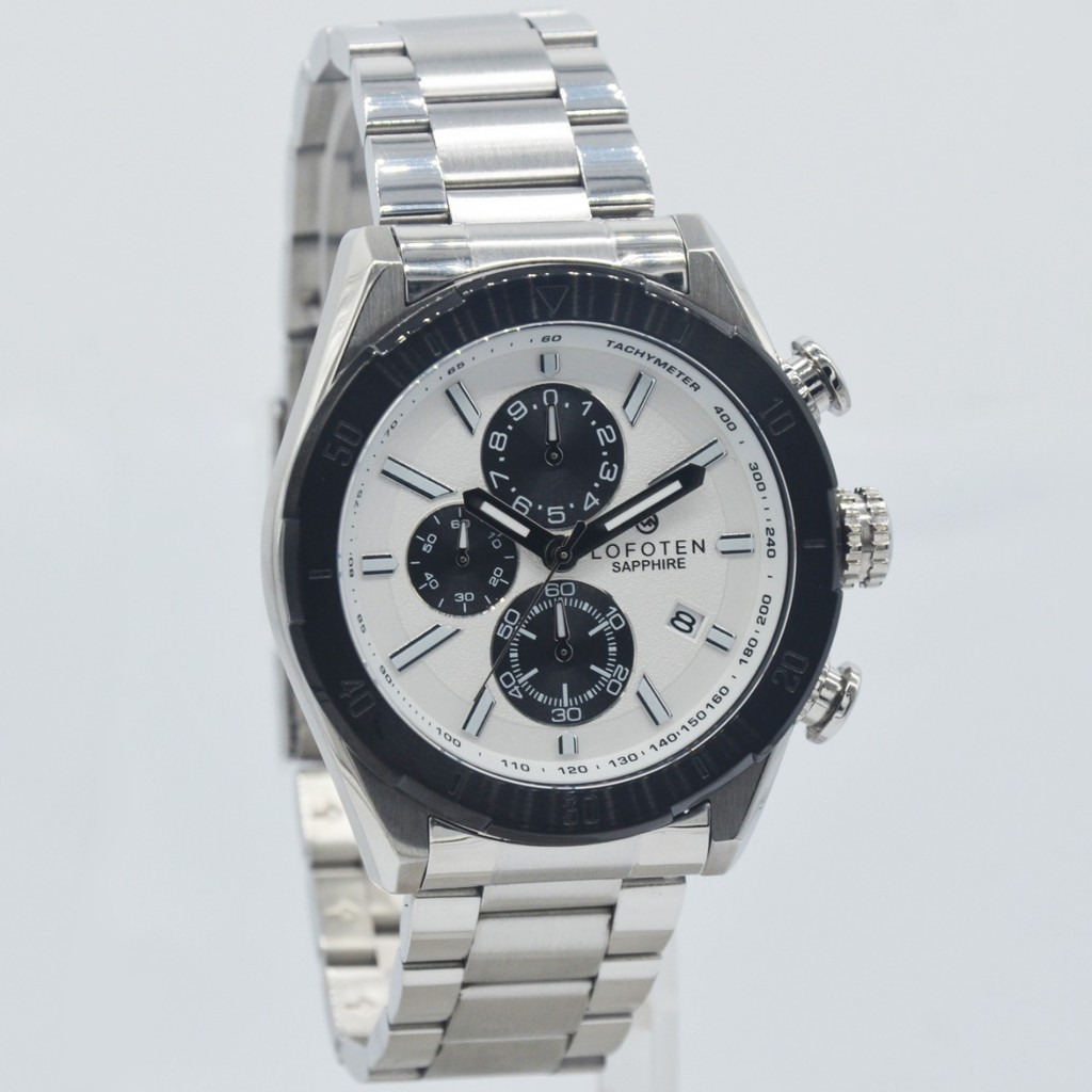 Jam Tangan  Pria Lofoten Original Chronograph 66401LG Tali Rantai