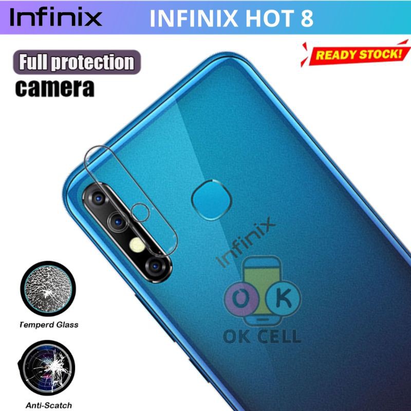 Tempered Glass Kamera Infinix Hot 8 - Tg Anti Gores Kaca Kamera Infinix Note7 Screen Protector