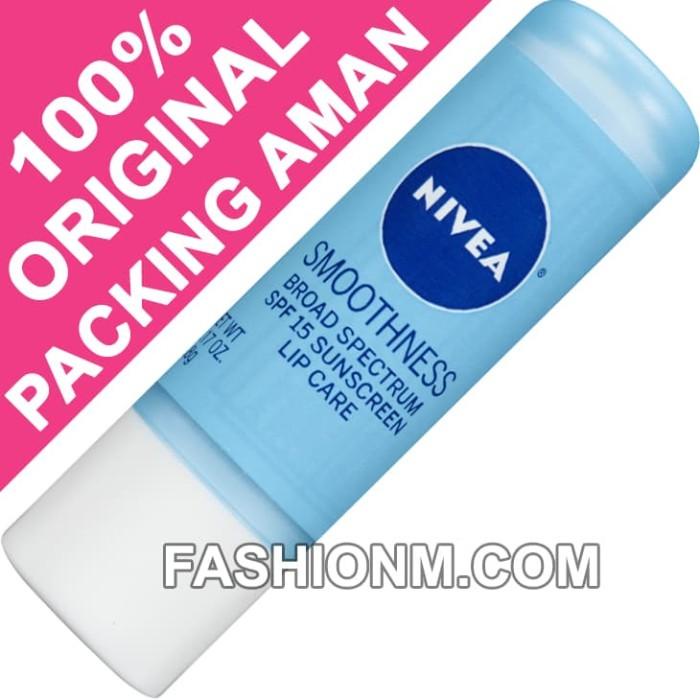 Lipbalm | Nivea Smoothness Lip Balm Care Spf 15 (Unbox)