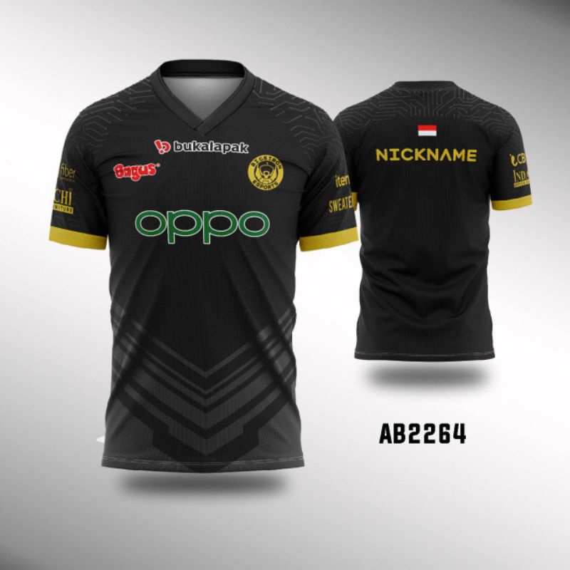 Jual Kaos jersey BTR BIGETRON ESPORT 2022 AB2264 Black Edition Custom ...