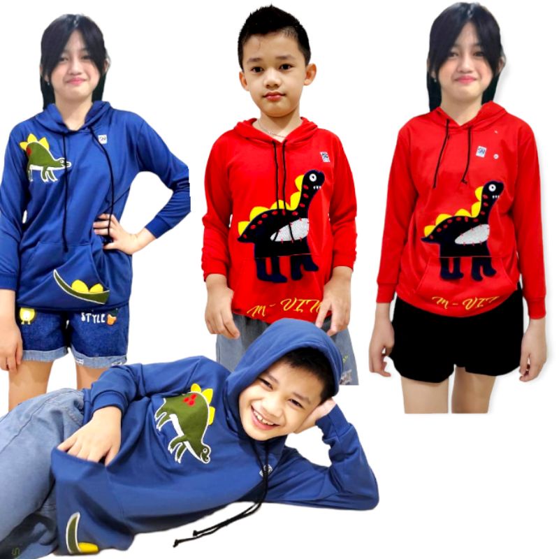 Sweater Anak Hoodie/Atasan Hoodie Anak Unisex/Hoodie Anak Bordir Babytery 1-12Tahun Malvin