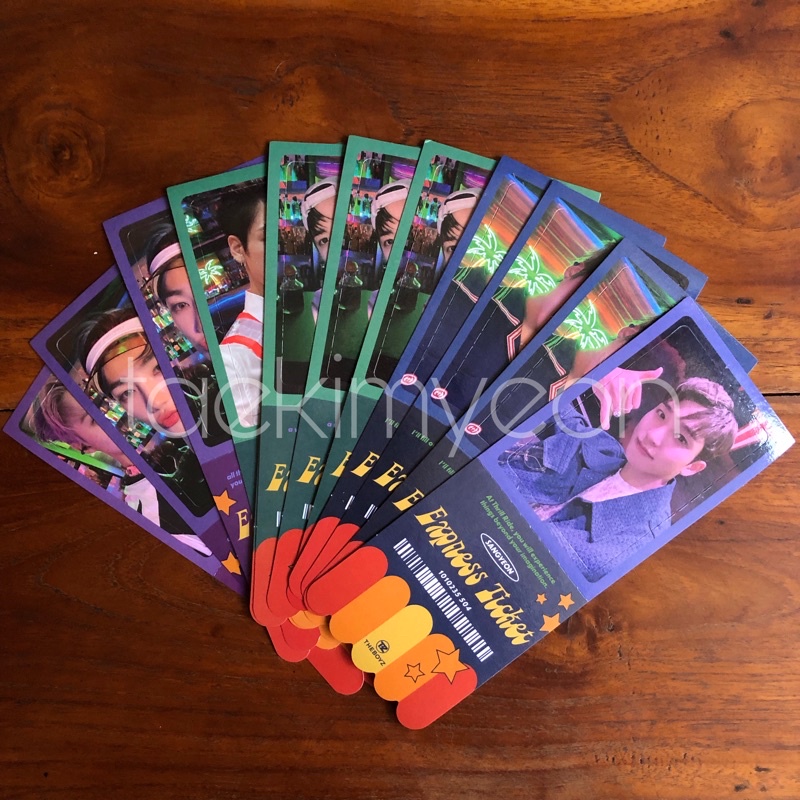 The Boyz Thrill-ing/Thrill ride Express Ticket (Sangyeon, Jacob, New, Q, Eric) Splash, Bang, Kick