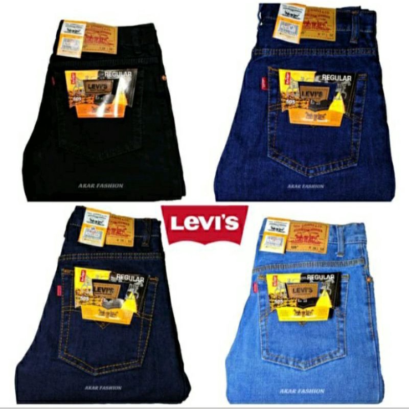 Celana jeans standar pria-Celana jeans pria Size 27-38