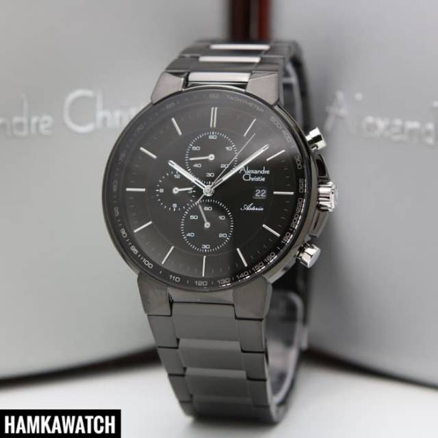 new  jam tangan Alexander Cristie Asteria ORIGINAL ac6462 black