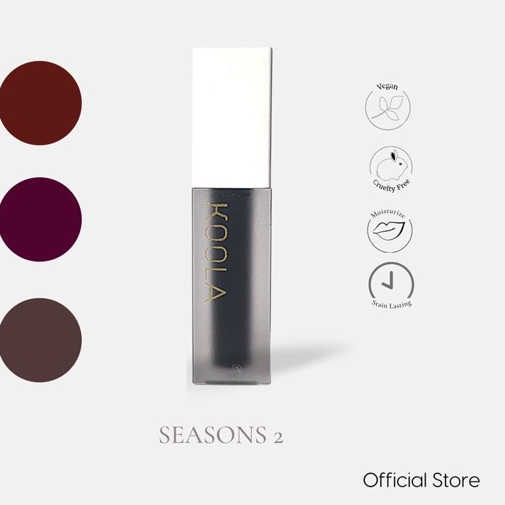 ⛄Terbatas [SEASONS 2] KOOLA STAIN LIPGLOSS GEL LIPTINT |Stock terbaru|Termurah|Diskon Besar