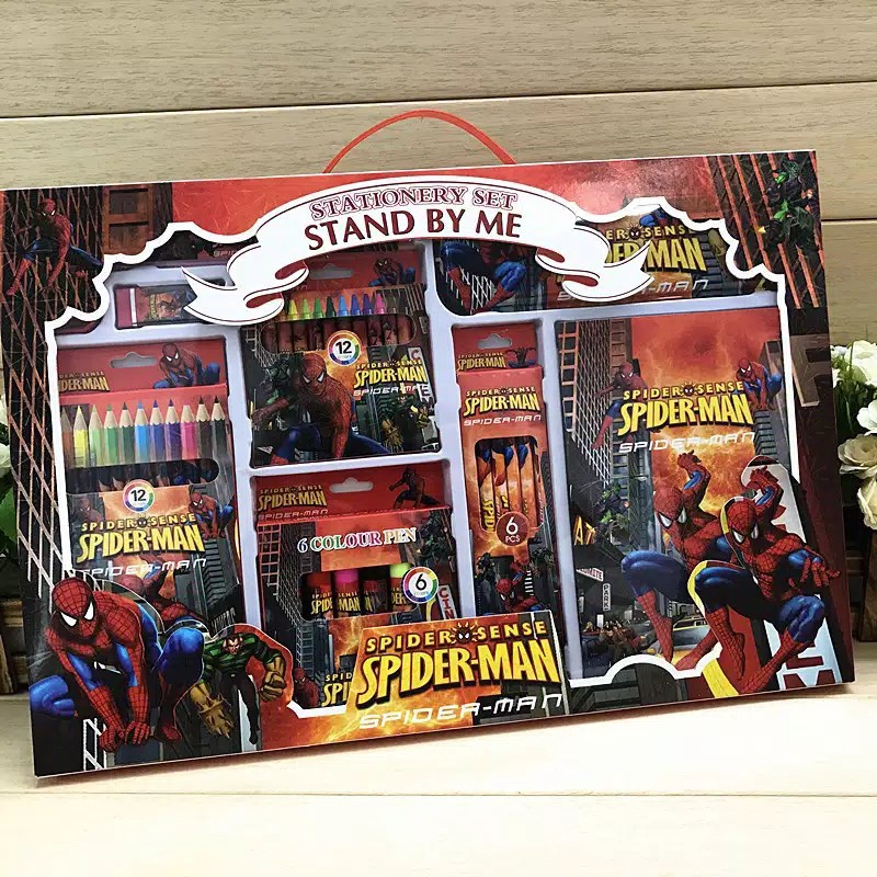 

SALE ALAT Tulis Stationery Set Mengwarnai 8001 Pony/Car/Frozen/Doraemon/Spiderman