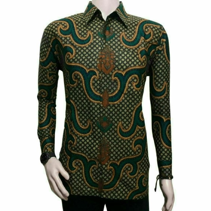 Kemeja Batik Anak Muda Kemeja Batik Pria Ppbtk07 Modern Lengan Panjang Casual Modis Trendy Masa Kini Shopee Indonesia