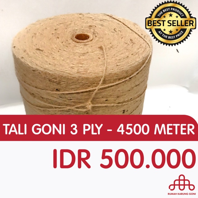 Tali Rami Tali Goni 3ply 2mm - 4500 Meter