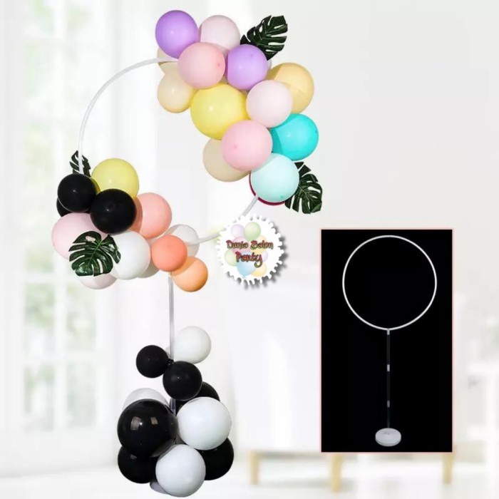 Standing Balon Holder / Stand Balon Bentuk Lingkar 163cm x 76 cm