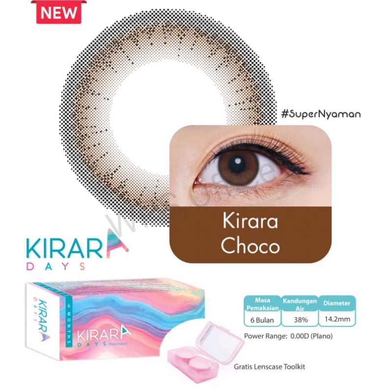 Softlens Kirara Plano Free Gift Tempat Softlens