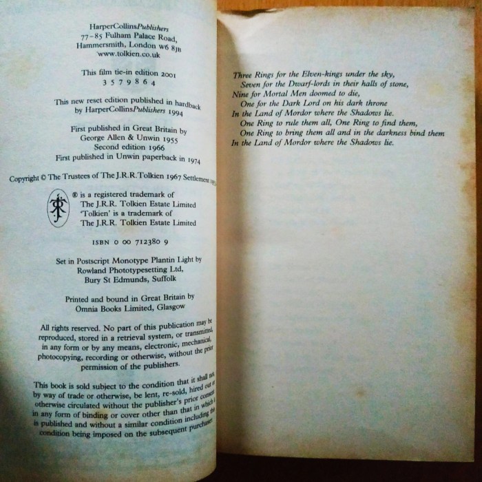 PROMO Novel Import The Lord of the Rings part Three The Return of the King