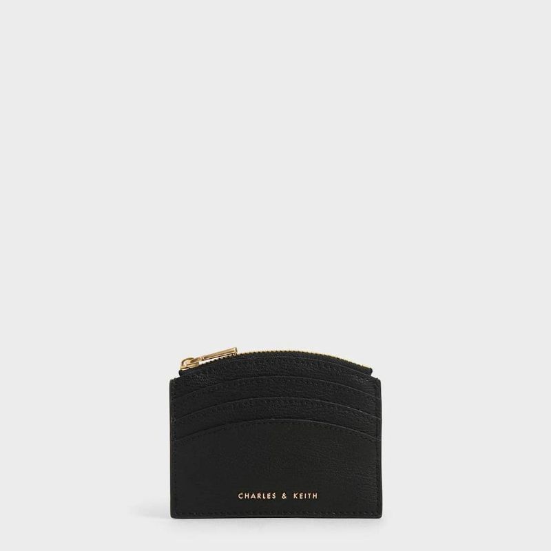 CK Two-Tone Multi-Slot Zip Card Holder