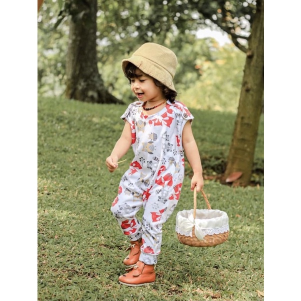 12-24 BULAN JUMPER BAYI HAPPY OVERALL BAYI BY MYBEE (UNISEX)