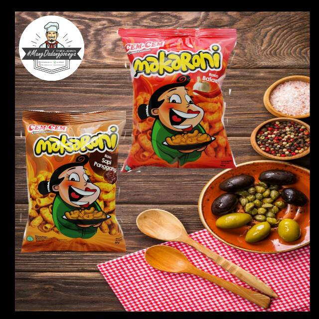 

Cem Cem Makaroni 50 gram / Cemilan Makaroni / Cemilan murah Makaroni