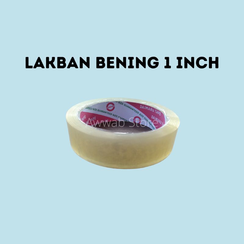 

Lakban Bening 1 inch/24 mm Isolasi selotip