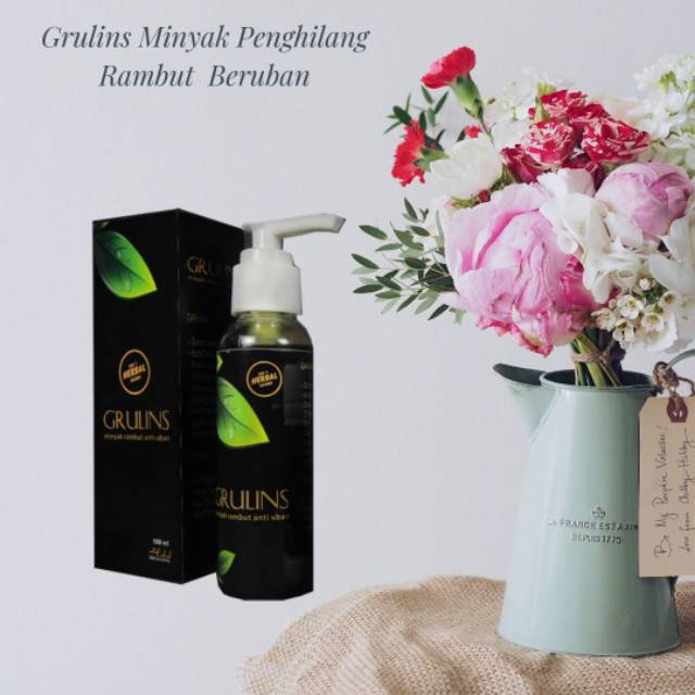 Grulins Minyak Herbal Asli Suku Dayak Penghitam Uban