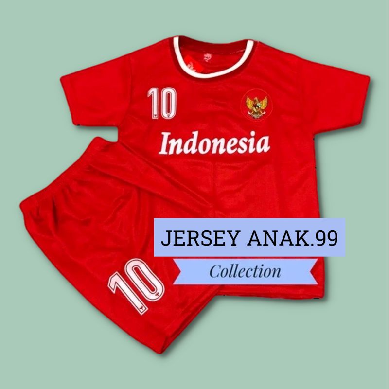 TERBARU SETELAN JERSEY BOLA TIMNAS ANAK INDONESIA KIDS 2022