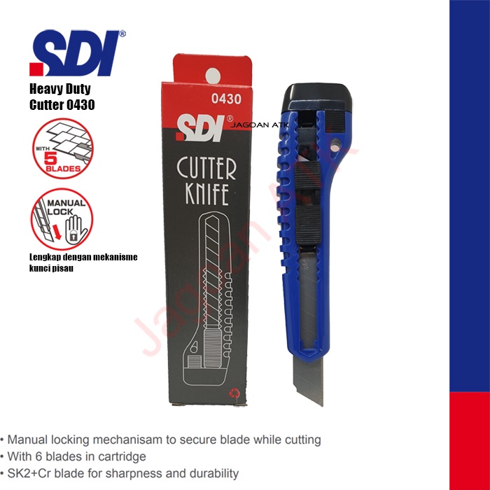 

Cutter Besar 18mm High Quality SDI 0430