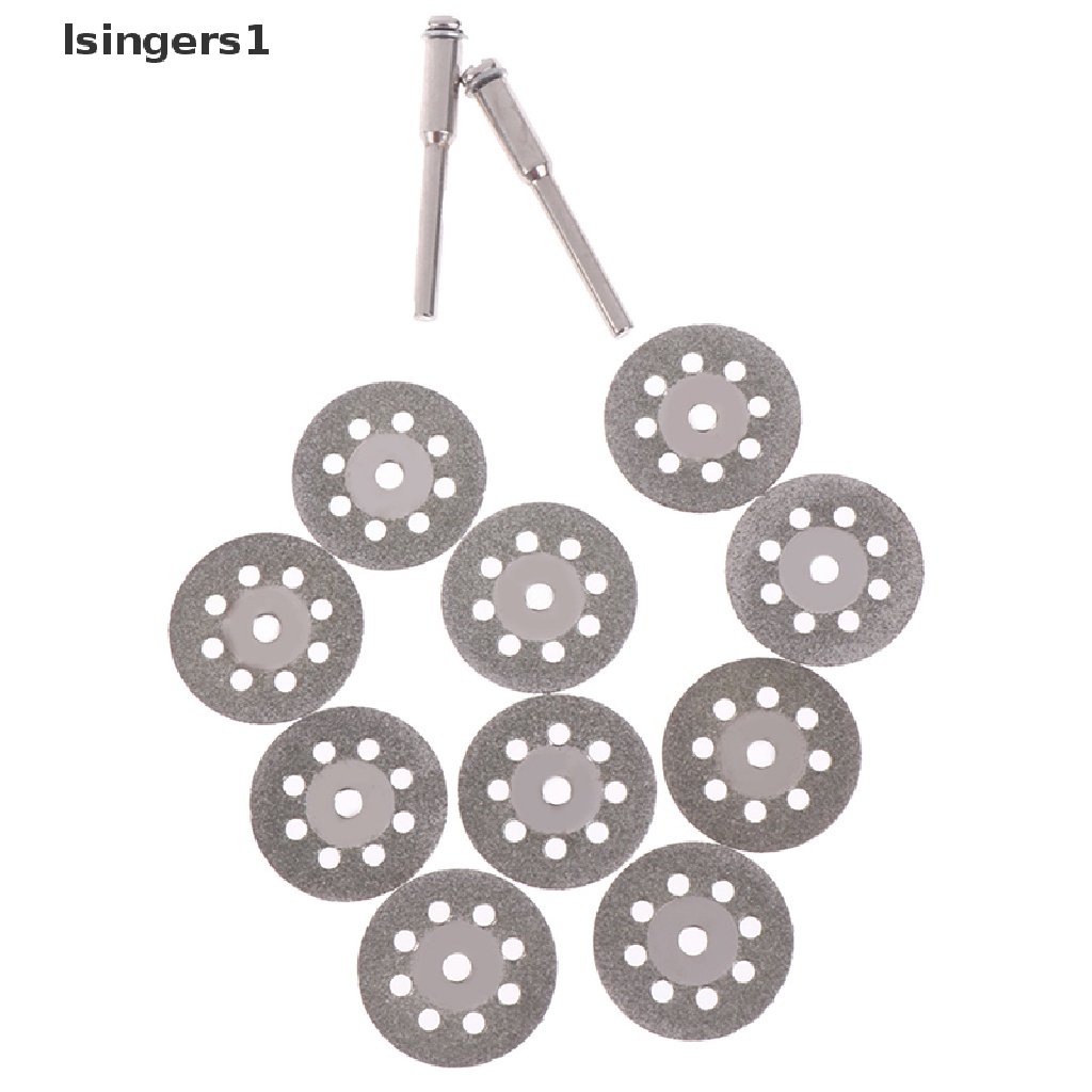 (lsingers1) 10pcs / set Mata Gergaji Potong Berlian Untuk Mesin rotary