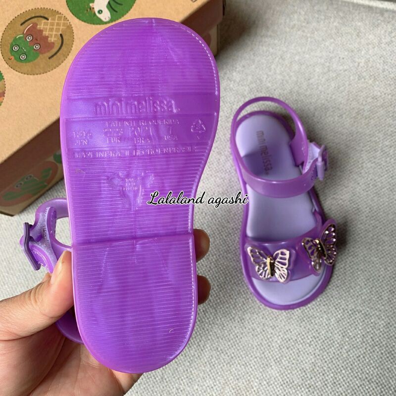 sepatu mini melissa /sepatu jelly anak/mini melissa kupu/mini mel mar fly inf