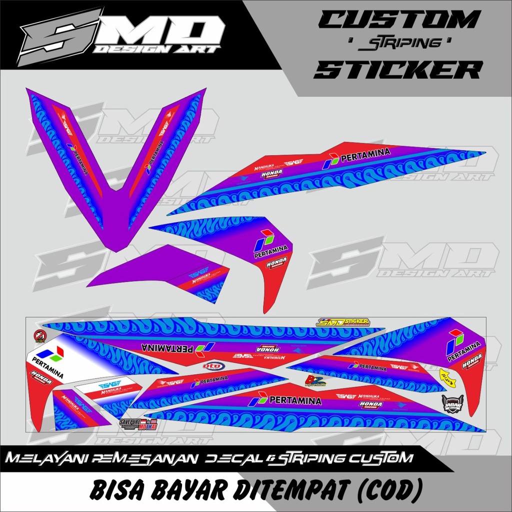 STRIP[ING  BEAT MOTIP MANDALIKA STIKER BEAT VARIASI POLET BEAT VARIASI  STRIPING BEAT THAILAND STRIPING KARAKTER VARIASI STRIPING BEAT 2017