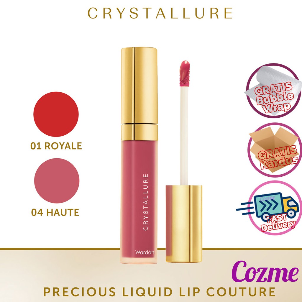 WARDAH Crystallure Precious Liquid Lip Couture Glossy Lip Cream