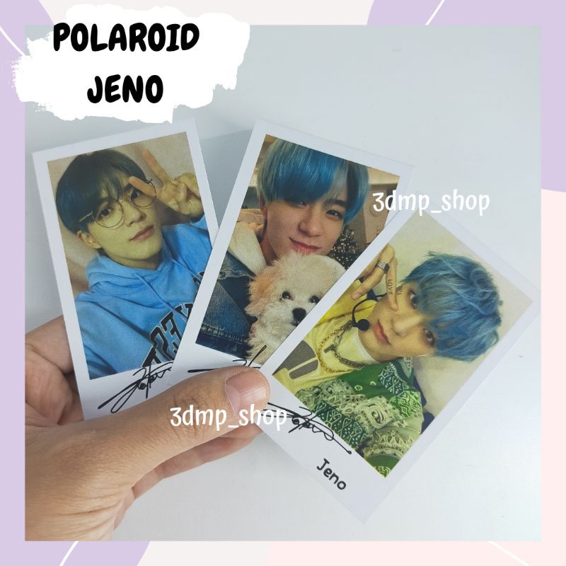 [10 lembar] Polaroid Jaemin Jisung Renjun Jeno Haechan Chenle Mark NCT Dream Kpop